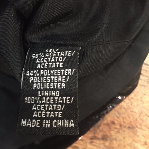 Tibi NY A Line Mini Skirt Sz 6 Black & Metallic - Picture 6 of 7